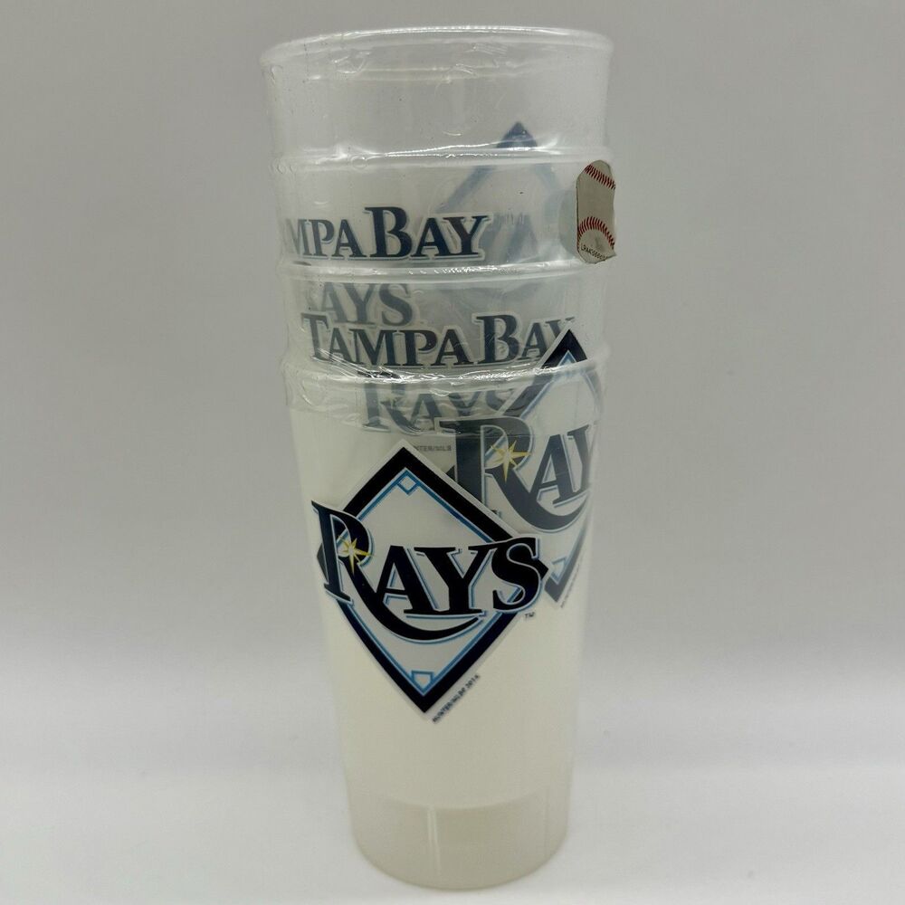 Tampa Bay Rays 16oz.‎ Acrylic Tumblers 4-Pack Set